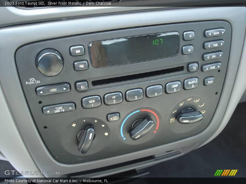 Silver Frost Metallic / Dark Charcoal 2003 Ford Taurus SES