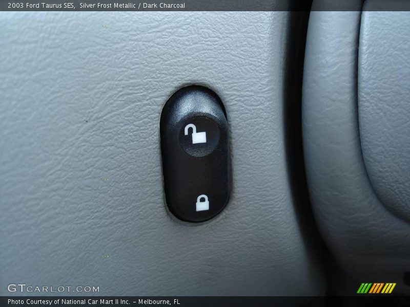Silver Frost Metallic / Dark Charcoal 2003 Ford Taurus SES
