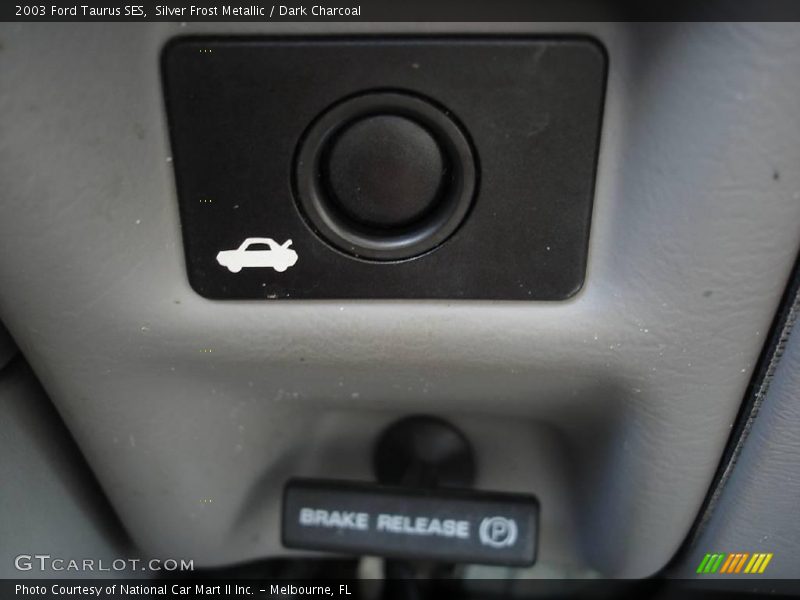 Silver Frost Metallic / Dark Charcoal 2003 Ford Taurus SES