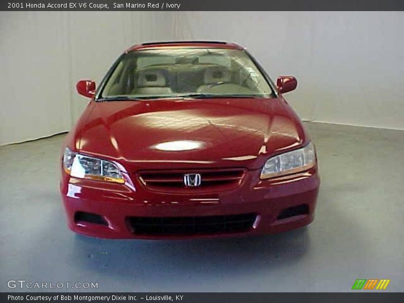 San Marino Red / Ivory 2001 Honda Accord EX V6 Coupe