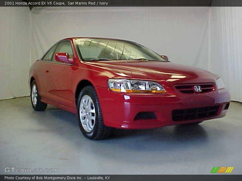 San Marino Red / Ivory 2001 Honda Accord EX V6 Coupe