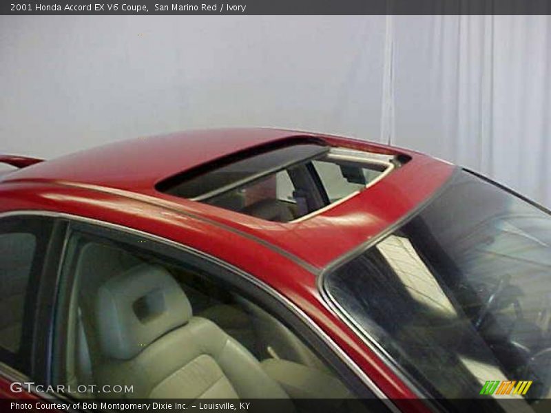 San Marino Red / Ivory 2001 Honda Accord EX V6 Coupe