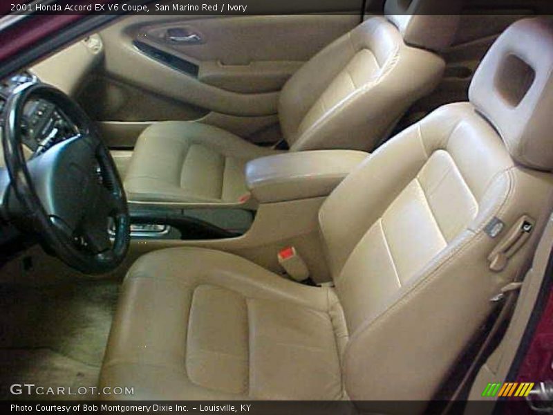 San Marino Red / Ivory 2001 Honda Accord EX V6 Coupe