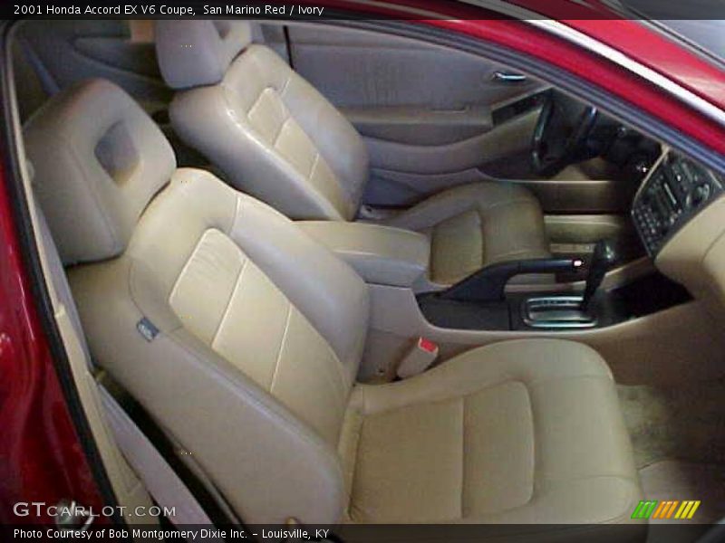 San Marino Red / Ivory 2001 Honda Accord EX V6 Coupe