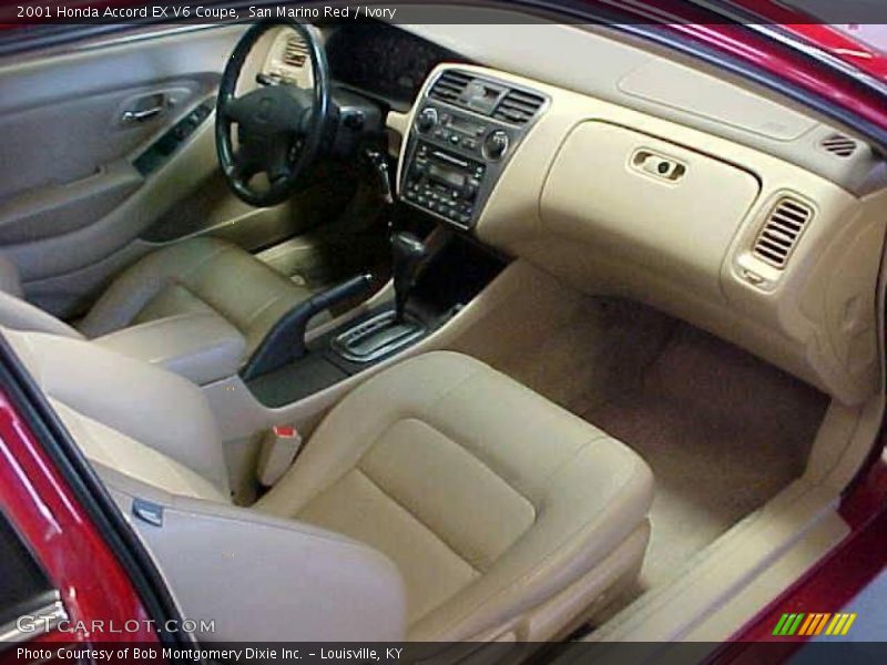 San Marino Red / Ivory 2001 Honda Accord EX V6 Coupe
