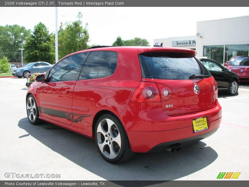 Tornado Red / Interlagos Plaid Cloth 2006 Volkswagen GTI 2.0T