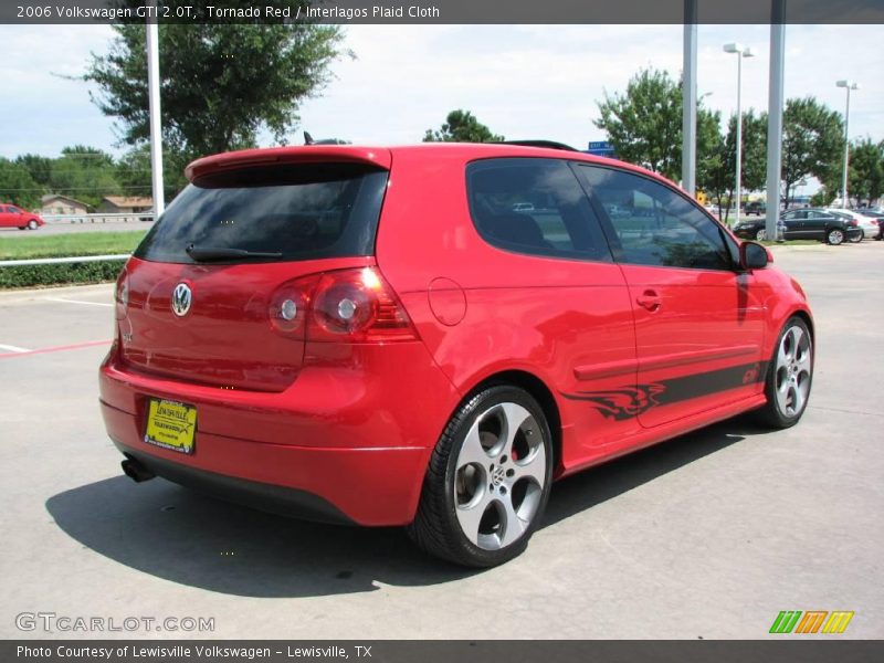 Tornado Red / Interlagos Plaid Cloth 2006 Volkswagen GTI 2.0T