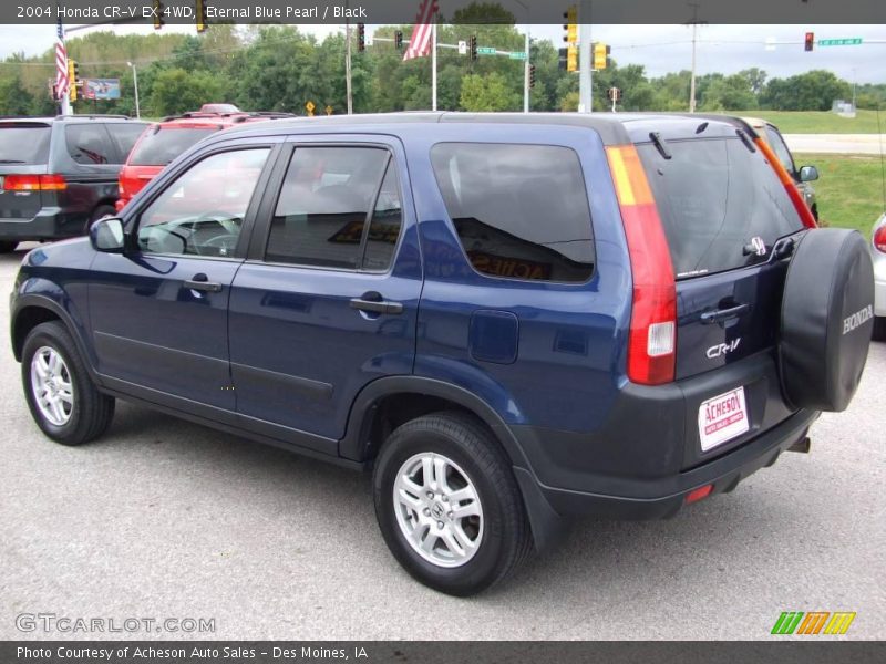 Eternal Blue Pearl / Black 2004 Honda CR-V EX 4WD