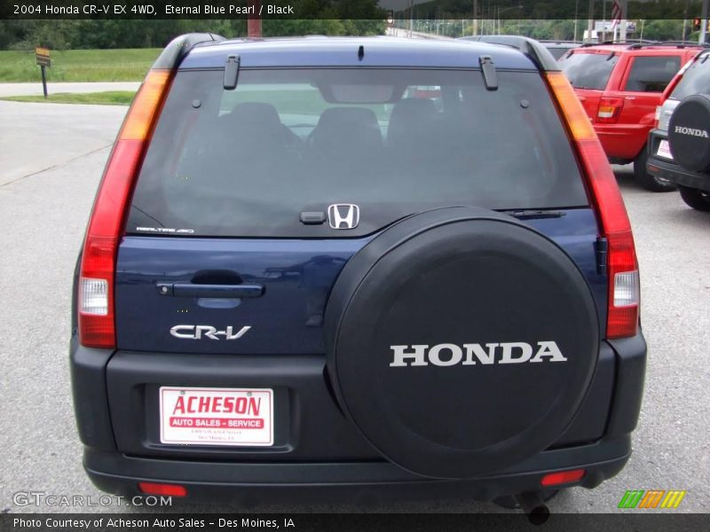 Eternal Blue Pearl / Black 2004 Honda CR-V EX 4WD