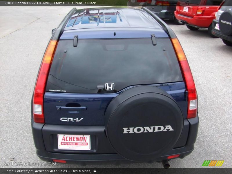 Eternal Blue Pearl / Black 2004 Honda CR-V EX 4WD