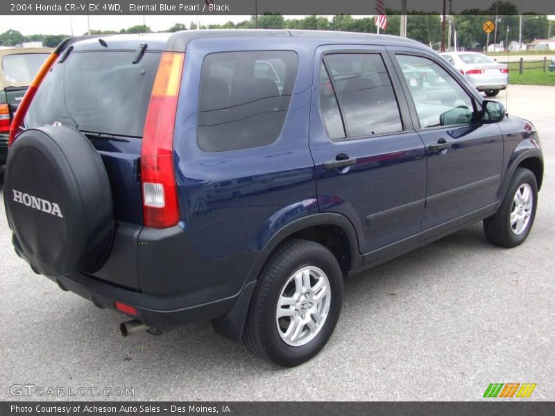 Eternal Blue Pearl / Black 2004 Honda CR-V EX 4WD