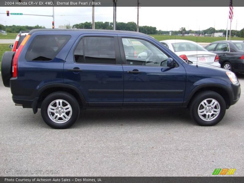 Eternal Blue Pearl / Black 2004 Honda CR-V EX 4WD