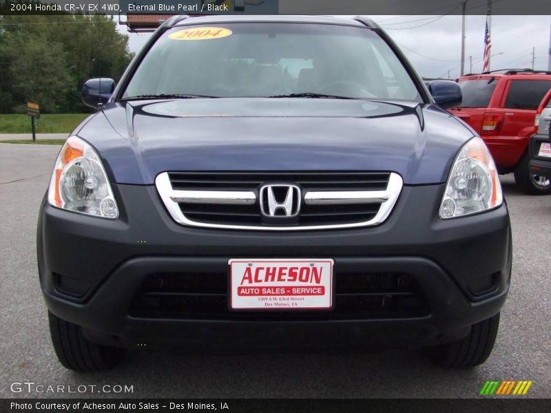 Eternal Blue Pearl / Black 2004 Honda CR-V EX 4WD