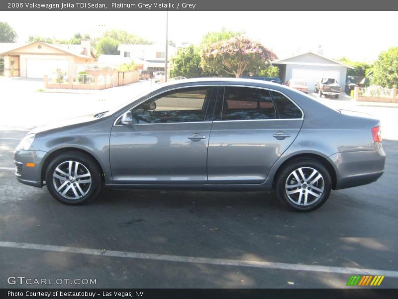 Platinum Grey Metallic / Grey 2006 Volkswagen Jetta TDI Sedan