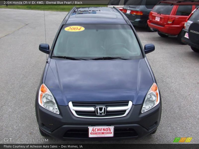 Eternal Blue Pearl / Black 2004 Honda CR-V EX 4WD