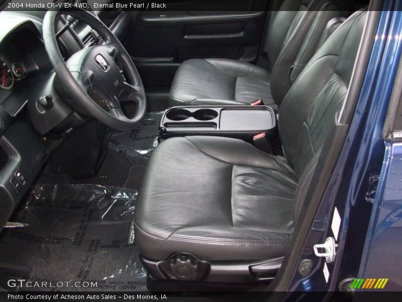 Eternal Blue Pearl / Black 2004 Honda CR-V EX 4WD