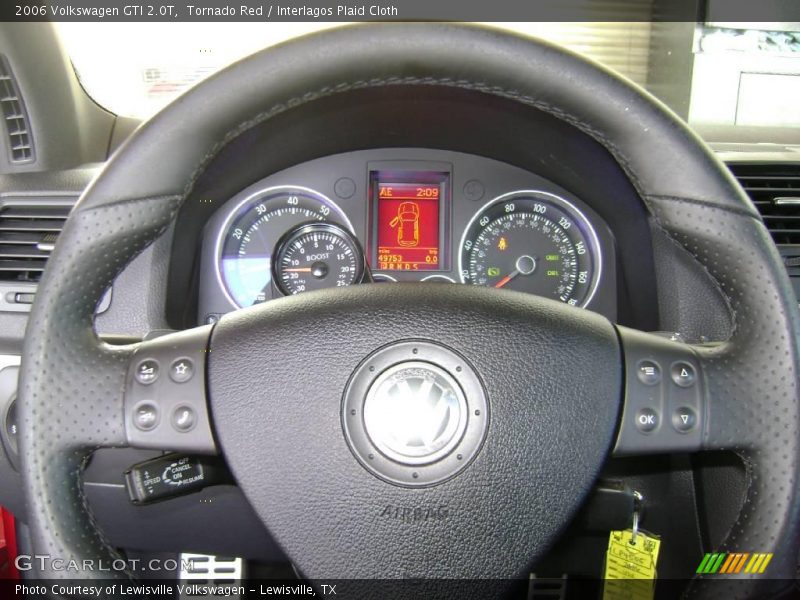 Tornado Red / Interlagos Plaid Cloth 2006 Volkswagen GTI 2.0T