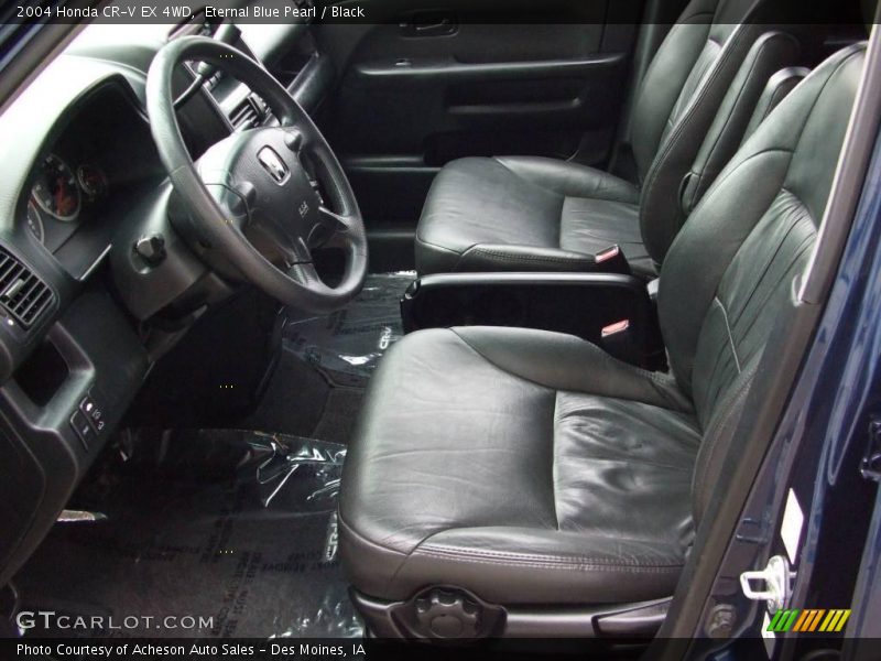 Eternal Blue Pearl / Black 2004 Honda CR-V EX 4WD