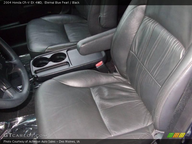 Eternal Blue Pearl / Black 2004 Honda CR-V EX 4WD
