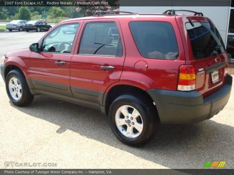 Redfire Metallic / Medium/Dark Flint 2007 Ford Escape XLT