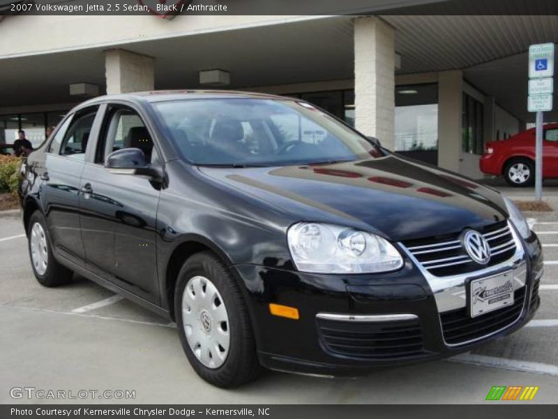 Black / Anthracite 2007 Volkswagen Jetta 2.5 Sedan