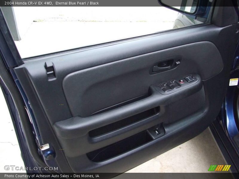 Eternal Blue Pearl / Black 2004 Honda CR-V EX 4WD