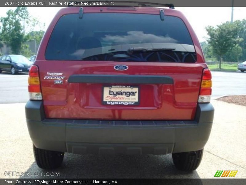 Redfire Metallic / Medium/Dark Flint 2007 Ford Escape XLT