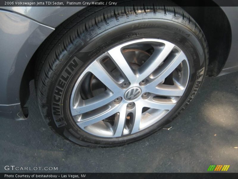 Platinum Grey Metallic / Grey 2006 Volkswagen Jetta TDI Sedan