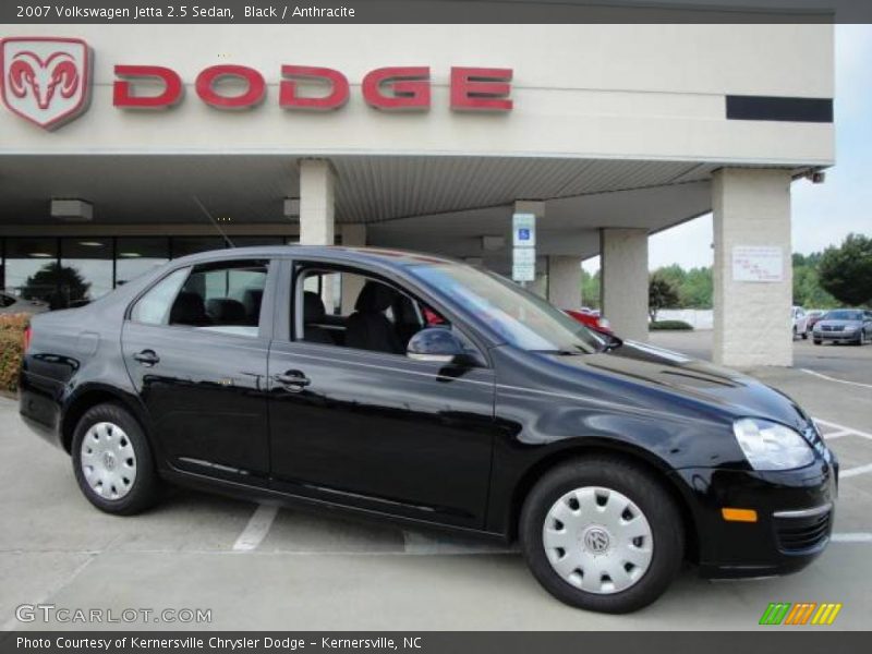 Black / Anthracite 2007 Volkswagen Jetta 2.5 Sedan