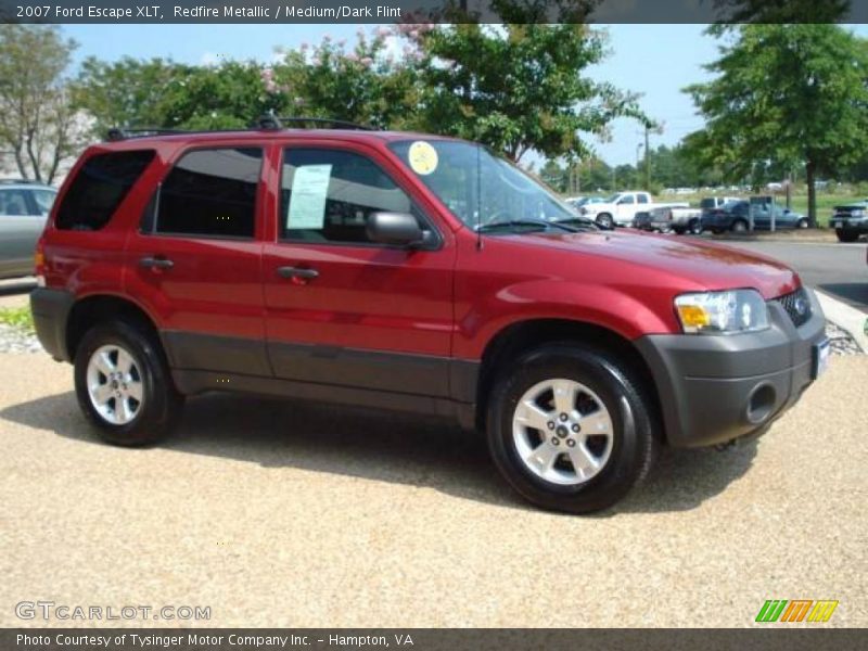 Redfire Metallic / Medium/Dark Flint 2007 Ford Escape XLT