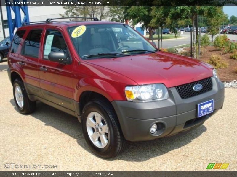 Redfire Metallic / Medium/Dark Flint 2007 Ford Escape XLT