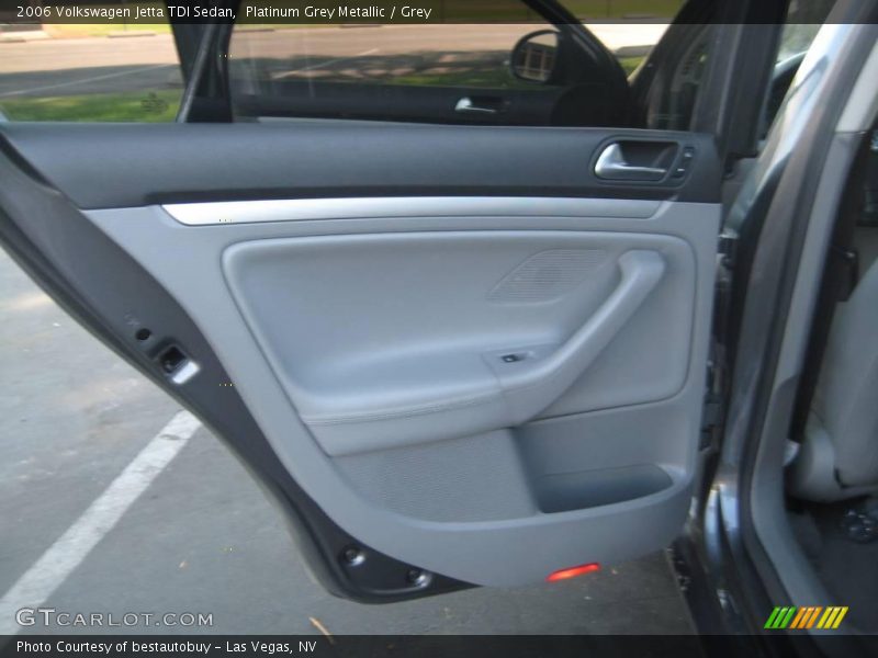 Platinum Grey Metallic / Grey 2006 Volkswagen Jetta TDI Sedan