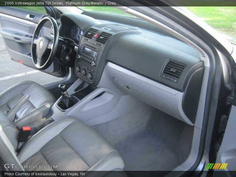 Platinum Grey Metallic / Grey 2006 Volkswagen Jetta TDI Sedan