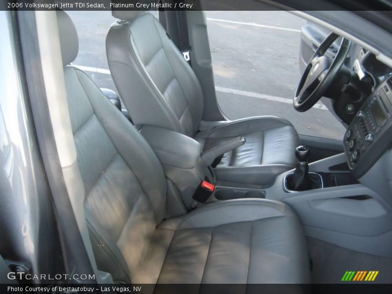 Platinum Grey Metallic / Grey 2006 Volkswagen Jetta TDI Sedan
