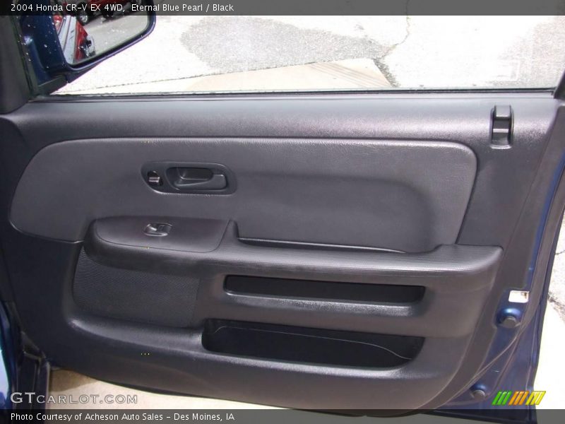 Eternal Blue Pearl / Black 2004 Honda CR-V EX 4WD