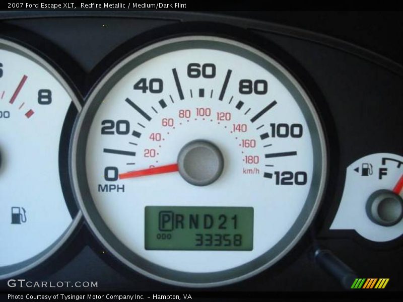 Redfire Metallic / Medium/Dark Flint 2007 Ford Escape XLT