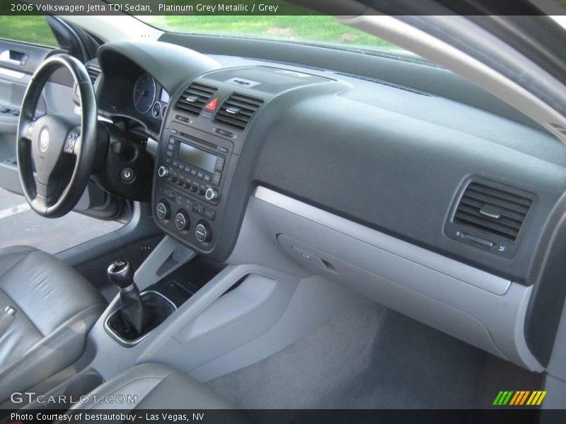 Platinum Grey Metallic / Grey 2006 Volkswagen Jetta TDI Sedan