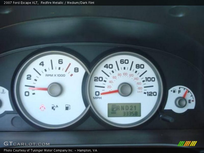 Redfire Metallic / Medium/Dark Flint 2007 Ford Escape XLT