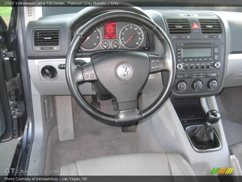 Platinum Grey Metallic / Grey 2006 Volkswagen Jetta TDI Sedan
