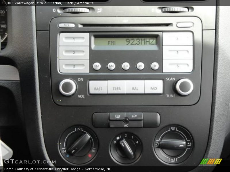 Black / Anthracite 2007 Volkswagen Jetta 2.5 Sedan