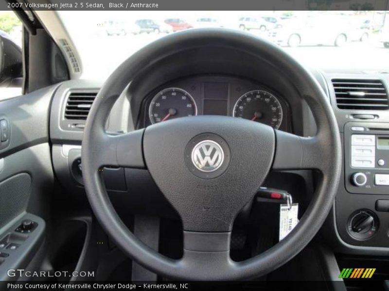 Black / Anthracite 2007 Volkswagen Jetta 2.5 Sedan