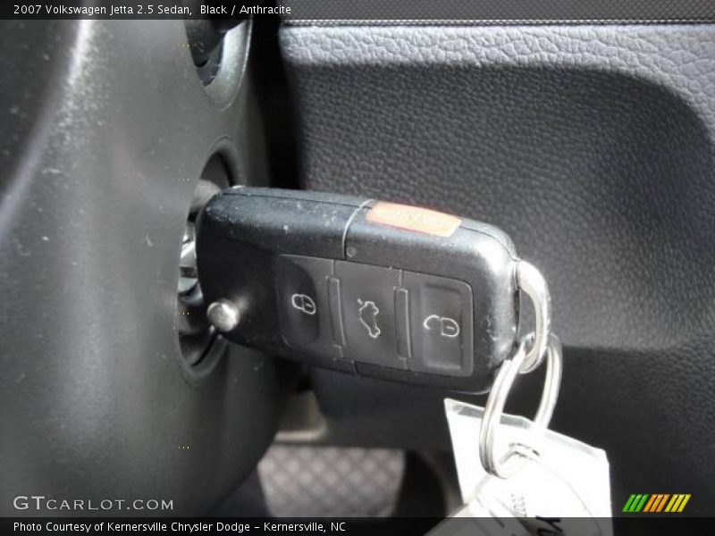 Black / Anthracite 2007 Volkswagen Jetta 2.5 Sedan