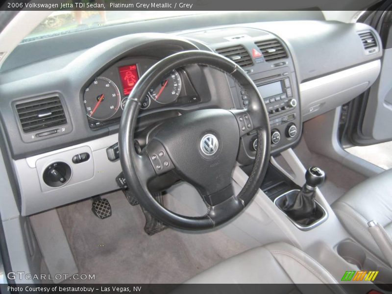 Platinum Grey Metallic / Grey 2006 Volkswagen Jetta TDI Sedan