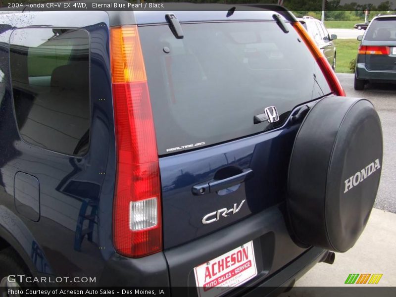 Eternal Blue Pearl / Black 2004 Honda CR-V EX 4WD