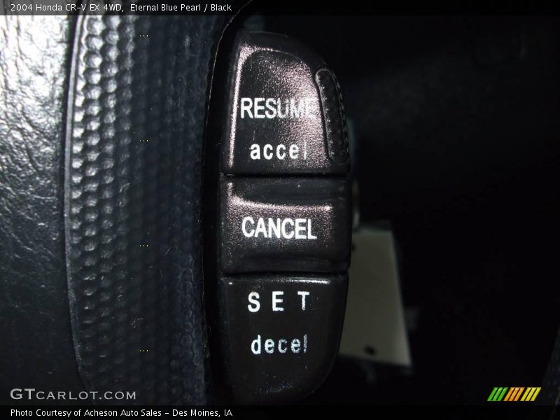 Eternal Blue Pearl / Black 2004 Honda CR-V EX 4WD