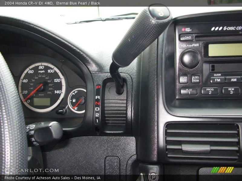 Eternal Blue Pearl / Black 2004 Honda CR-V EX 4WD