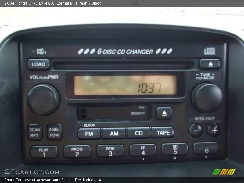 Eternal Blue Pearl / Black 2004 Honda CR-V EX 4WD