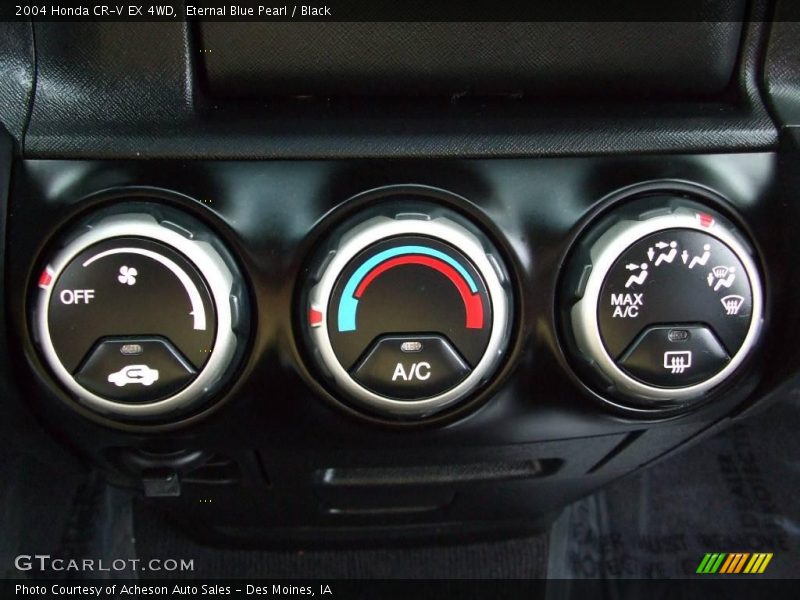Eternal Blue Pearl / Black 2004 Honda CR-V EX 4WD