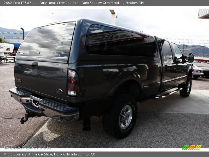 Dark Shadow Grey Metallic / Medium Flint 2002 Ford F350 Super Duty Lariat Crew Cab 4x4