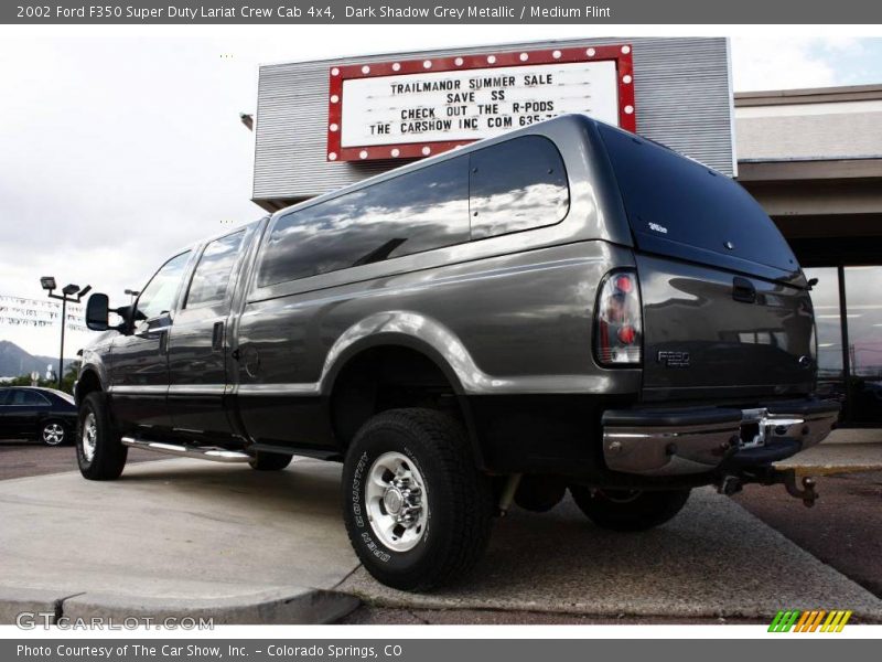 Dark Shadow Grey Metallic / Medium Flint 2002 Ford F350 Super Duty Lariat Crew Cab 4x4